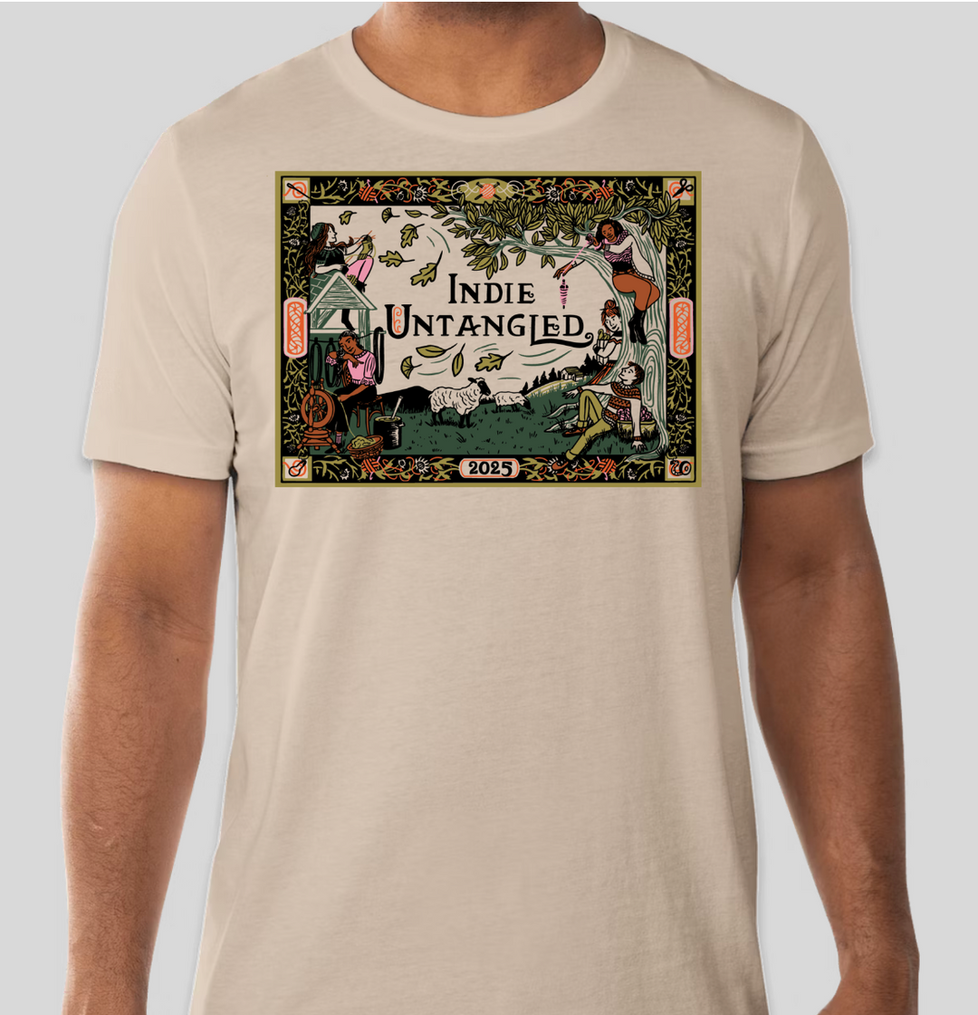 Indie Untangled 2025 T-shirt - Dust Unisex - Preorder