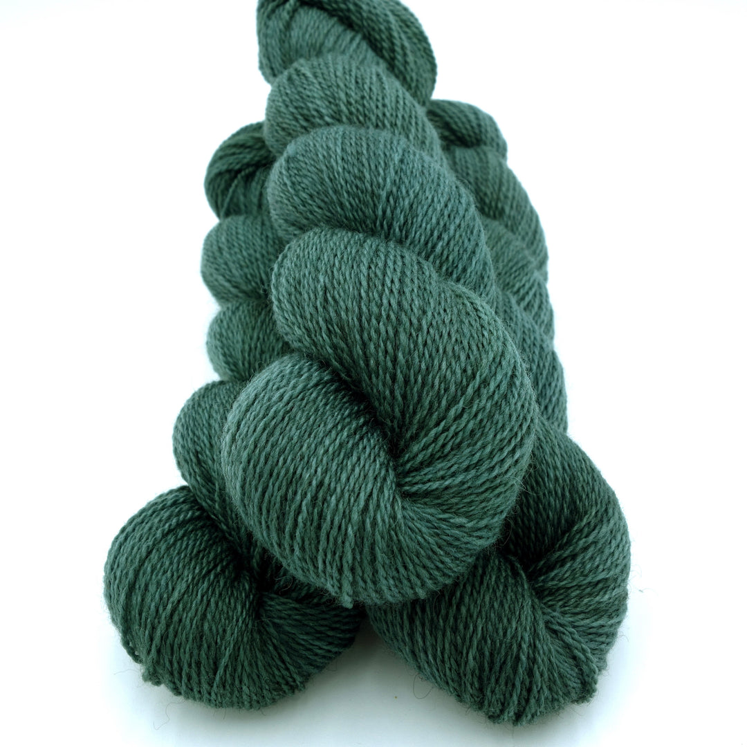 Green yarn.