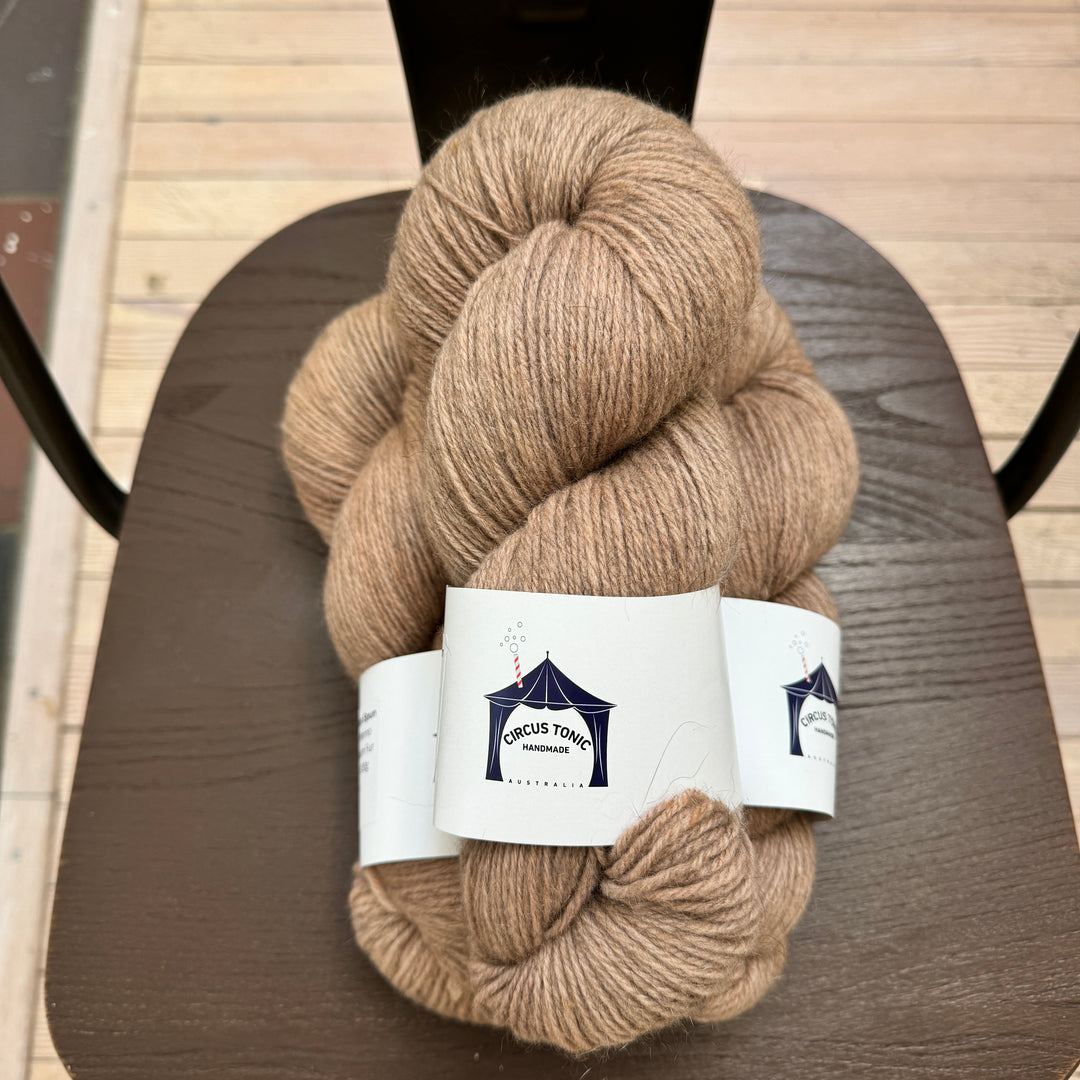 Circus Tonic Handmade - Merino Possum Fingering - Chai