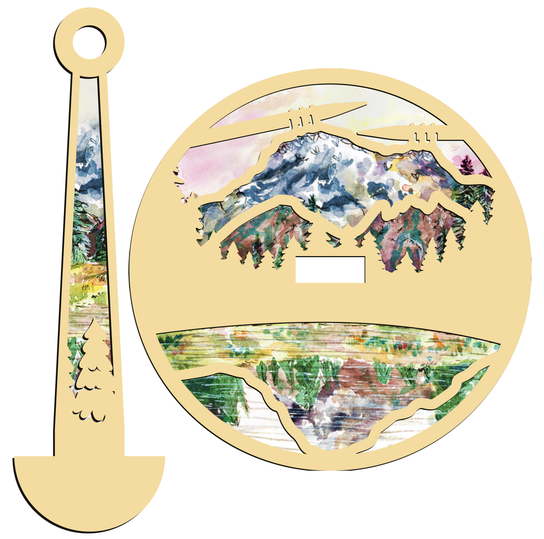 Knitting Our National Parks Lemon Wood Mini Minder - Preorder