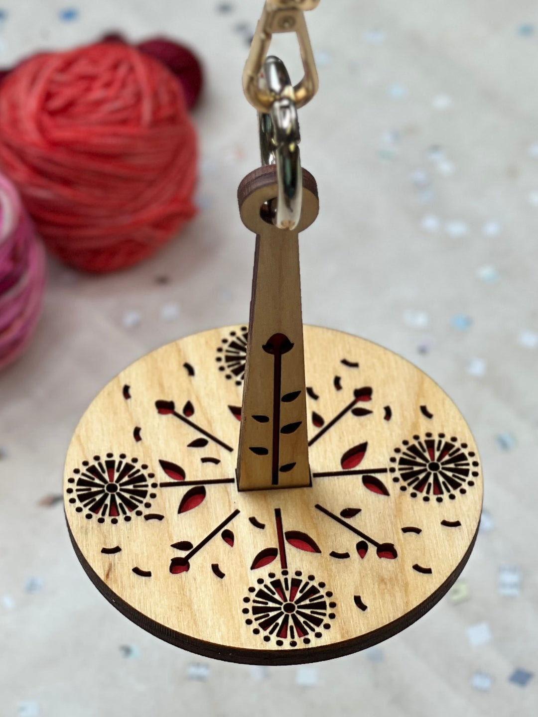 Flower Garden Lemon Wood Mini Minder
