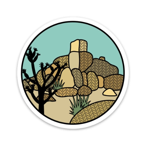 Joshua Tree Knitional Park Sticker