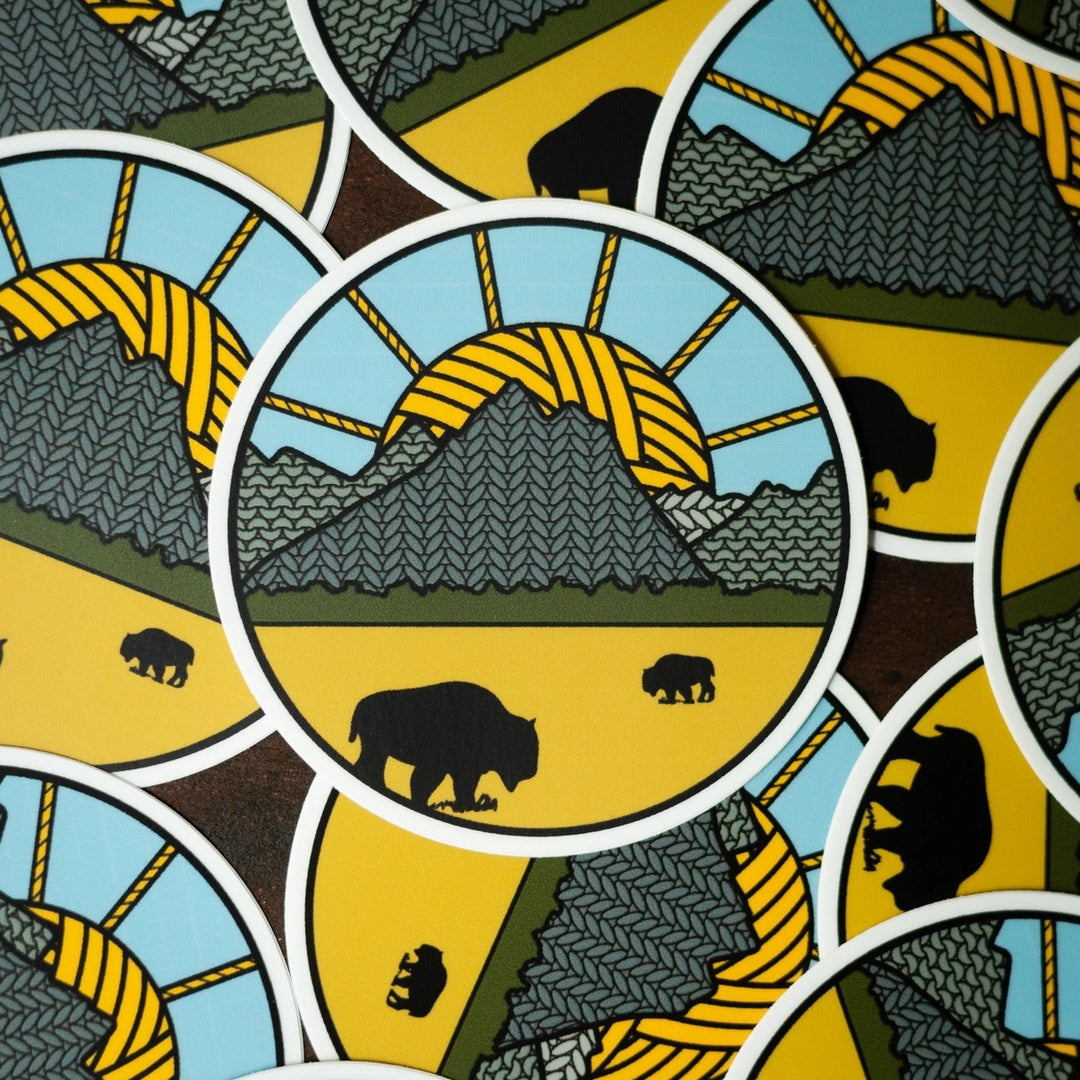 Grand Teton Knitional Park Sticker