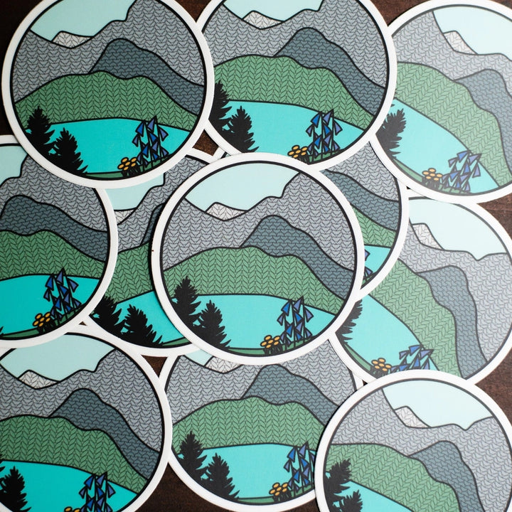 Glacier Knitional Park Sticker