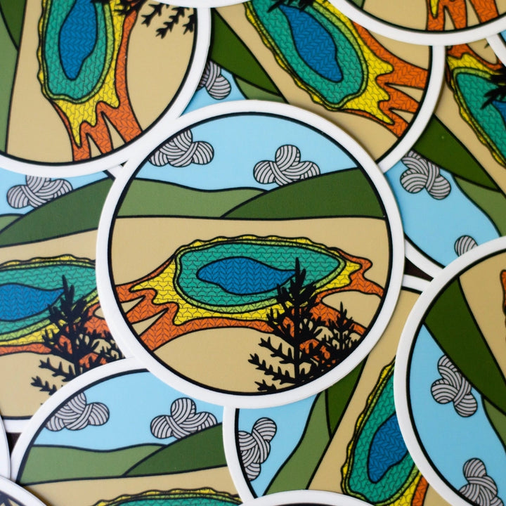 Yellowstone Knitional Park Sticker