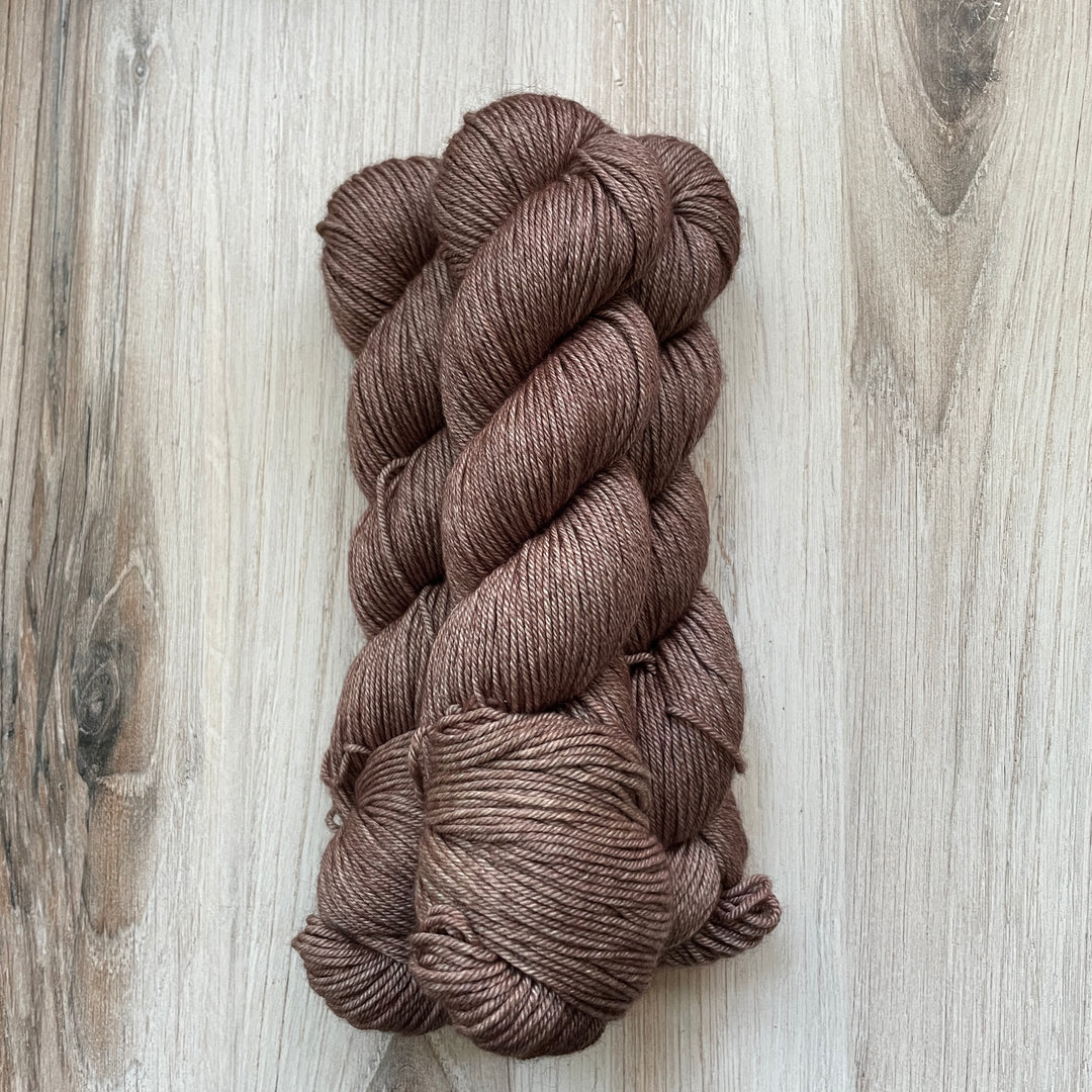 Pink yarn.