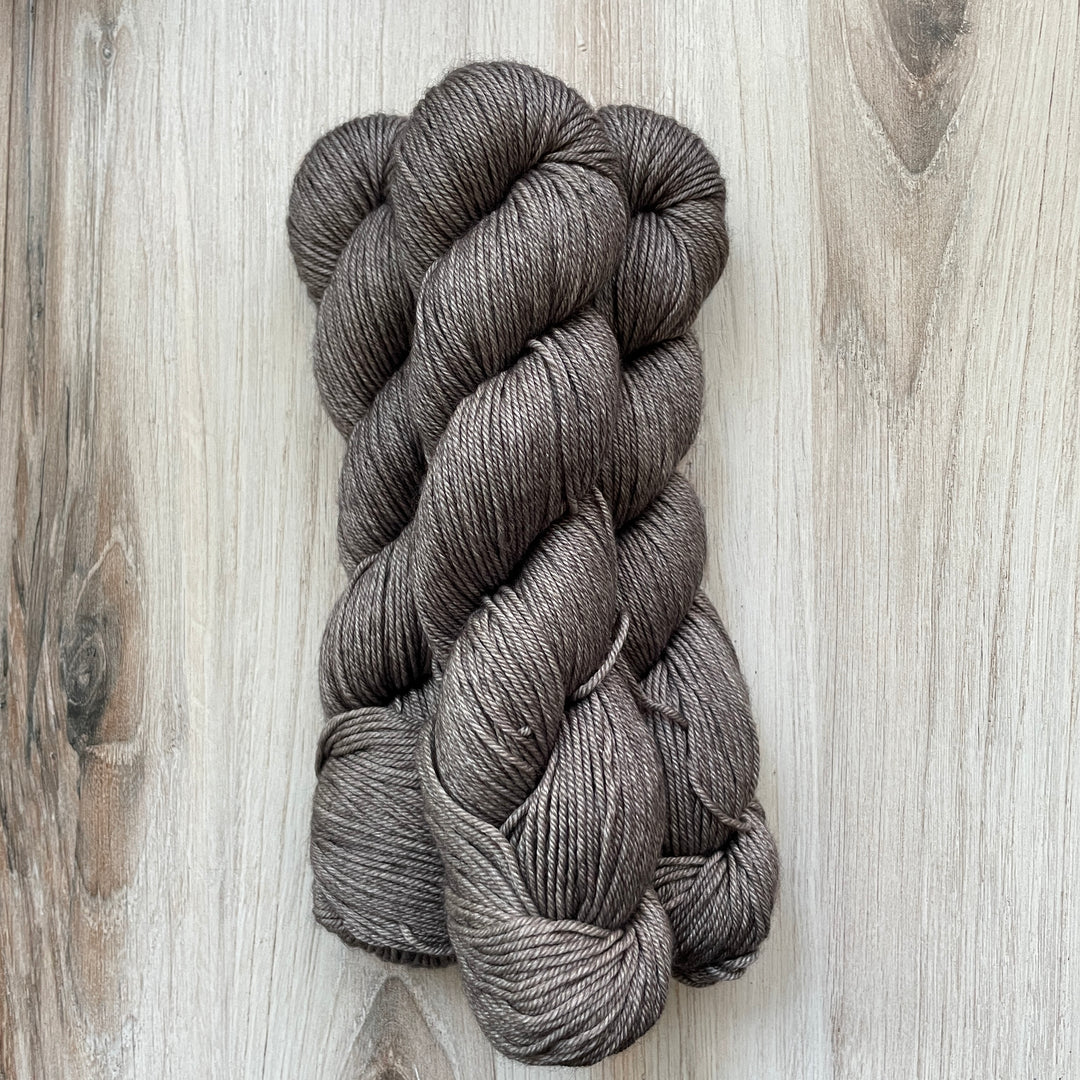 Silver yarn.