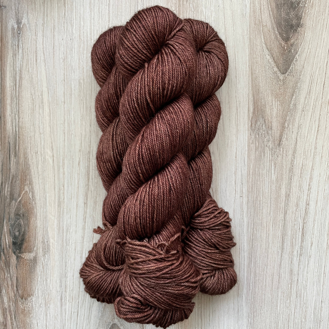 Red yarn.