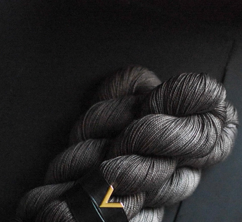 Gray yarn.
