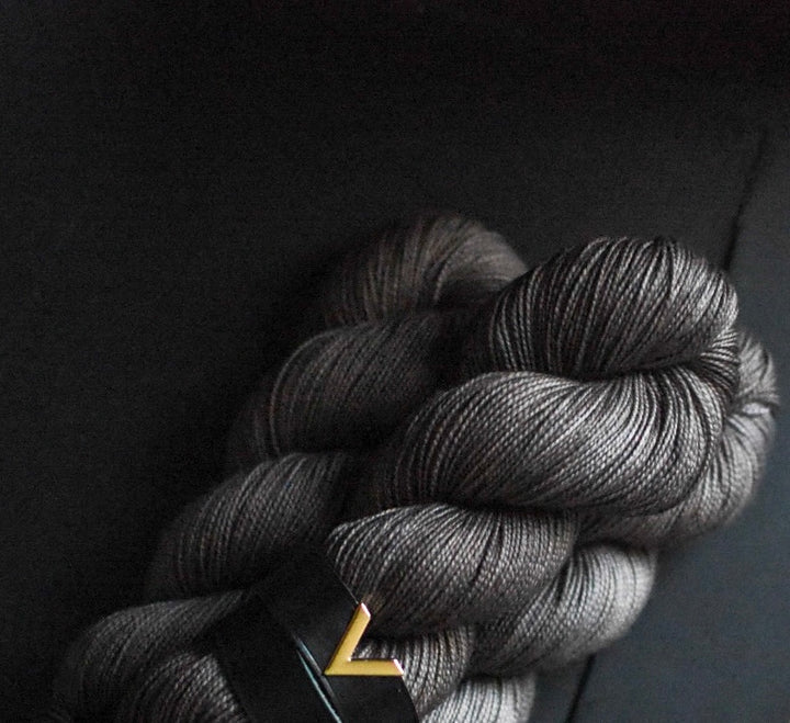 Gray yarn.