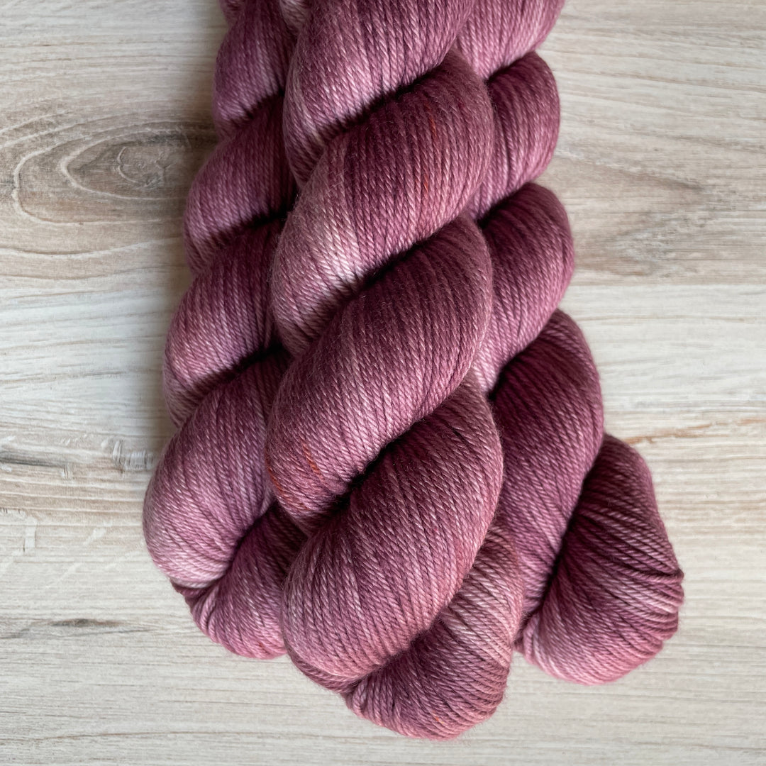 Pink yarn.