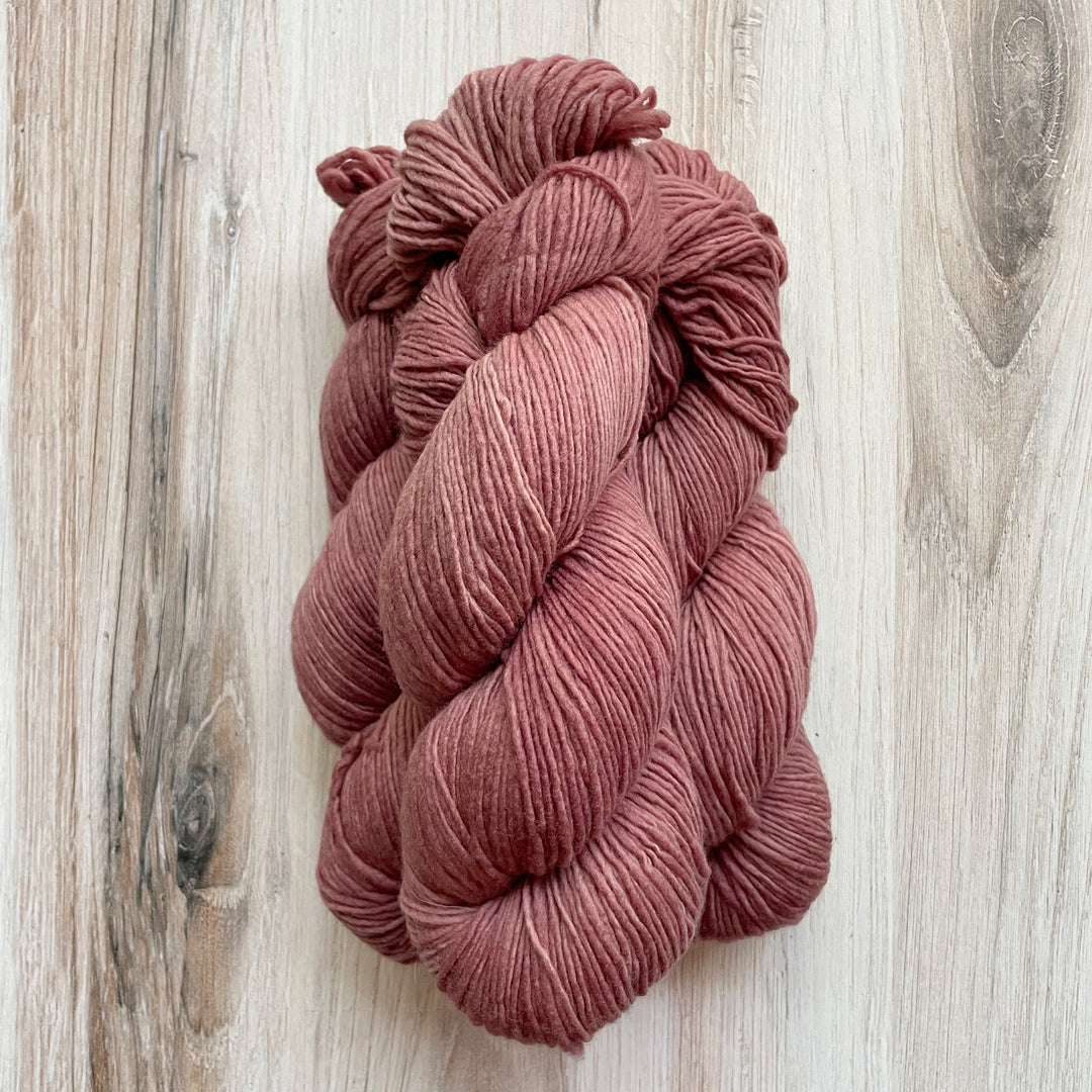 Pink yarn.
