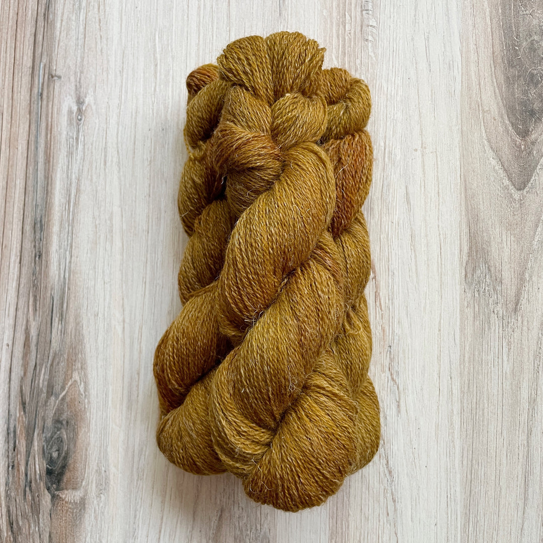 Gold yarn.