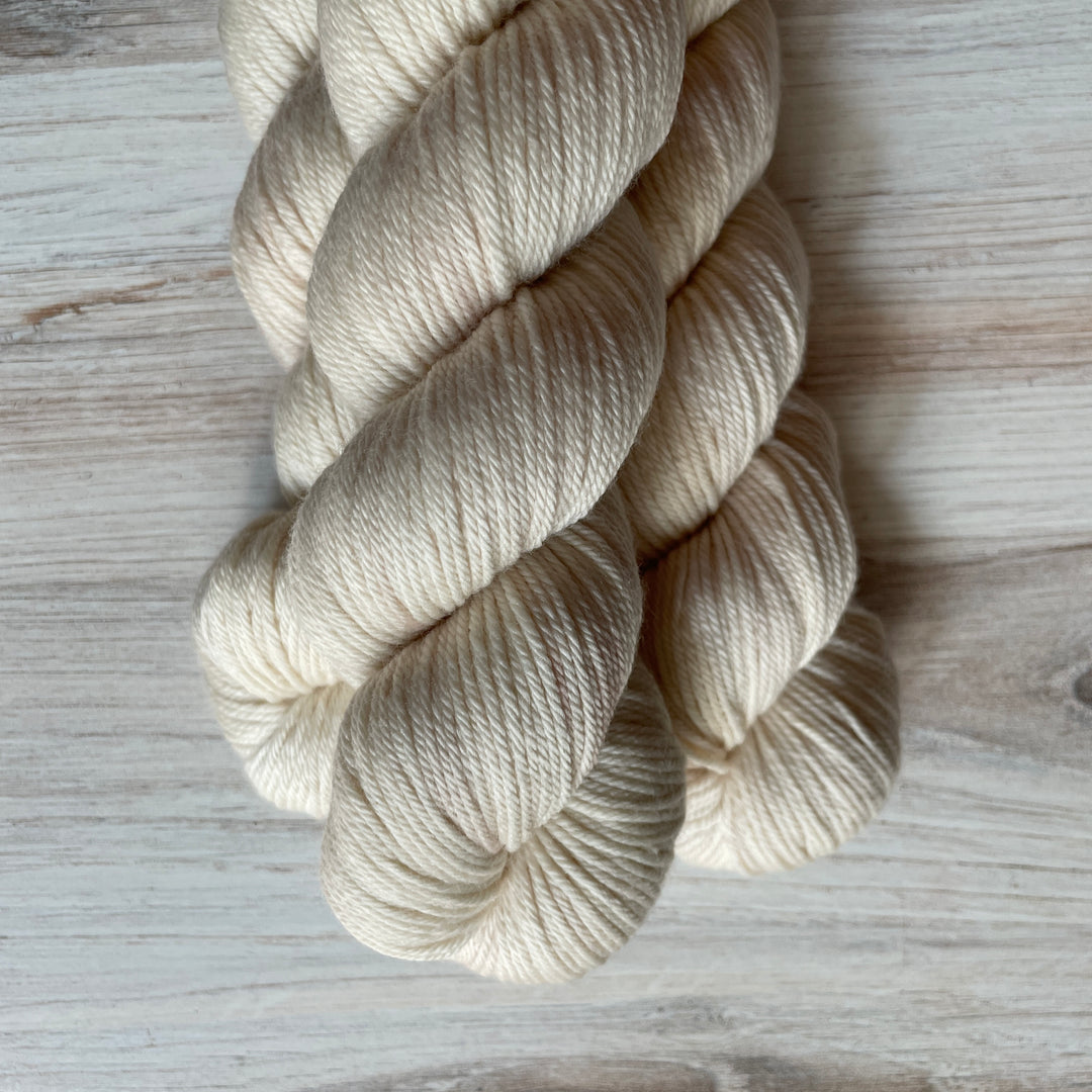 Cream yarn.