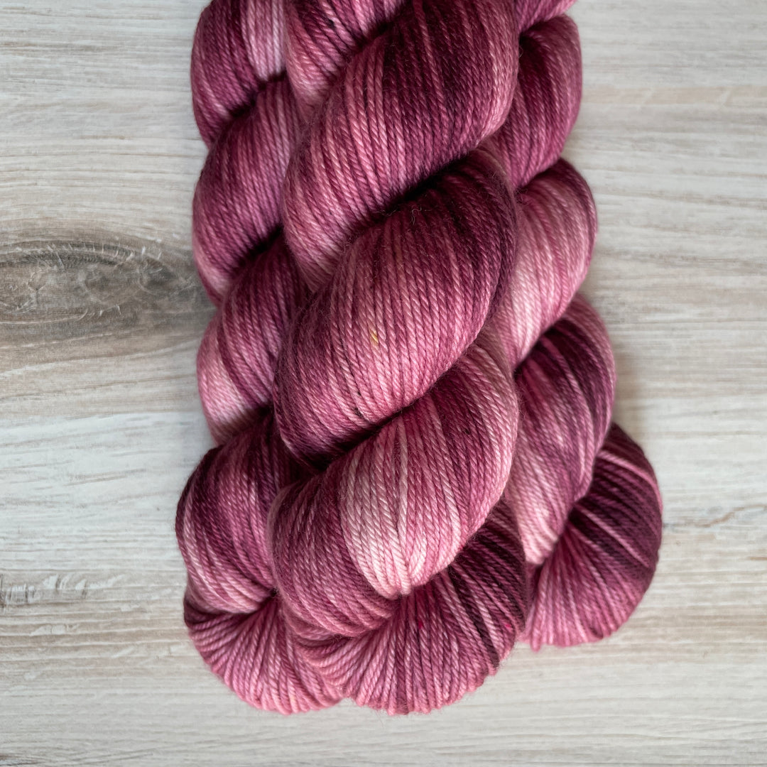 Pink yarn.