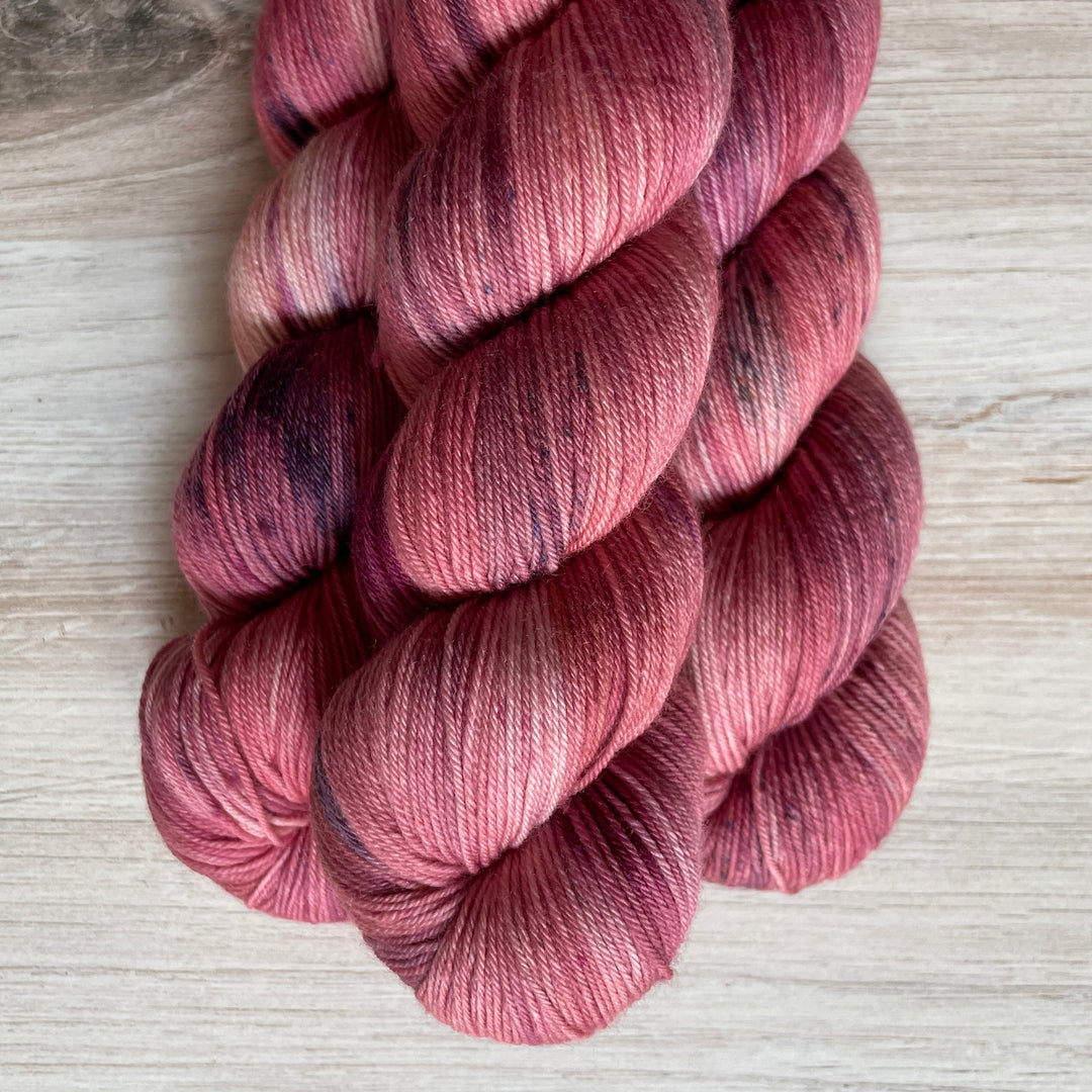 Pink yarn.