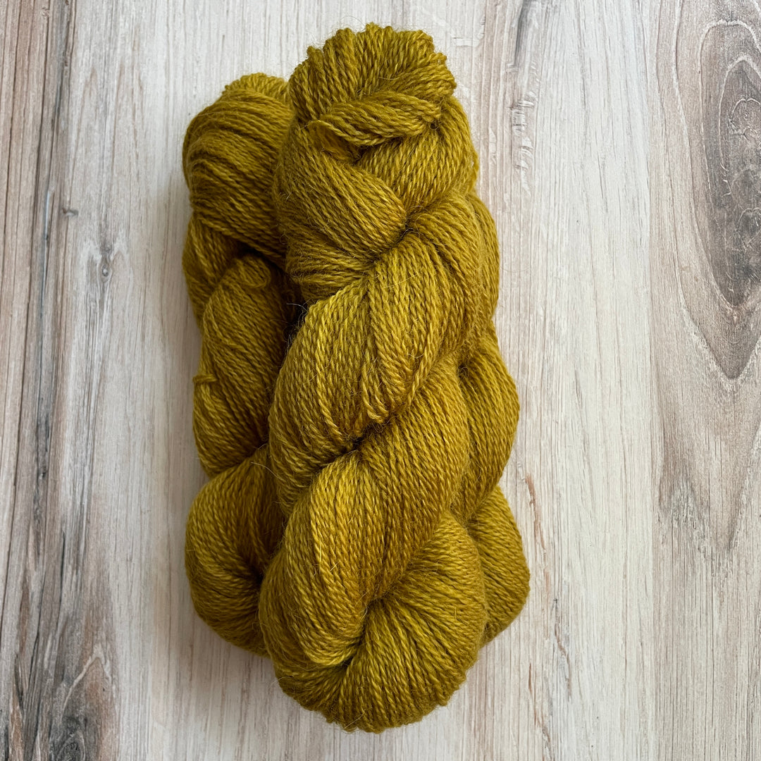 Gold yarn.