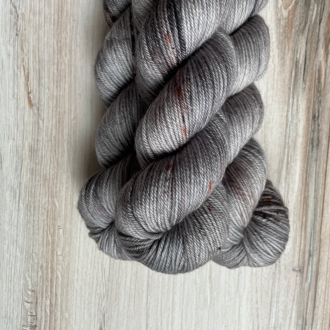 Gray yarn.