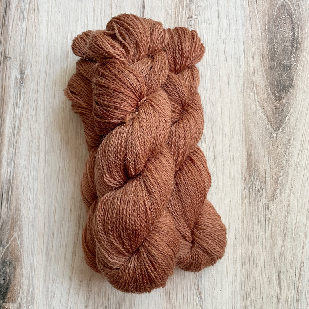 Orange yarn.