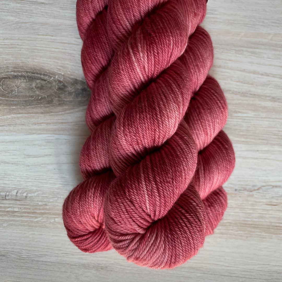 Pink yarn.