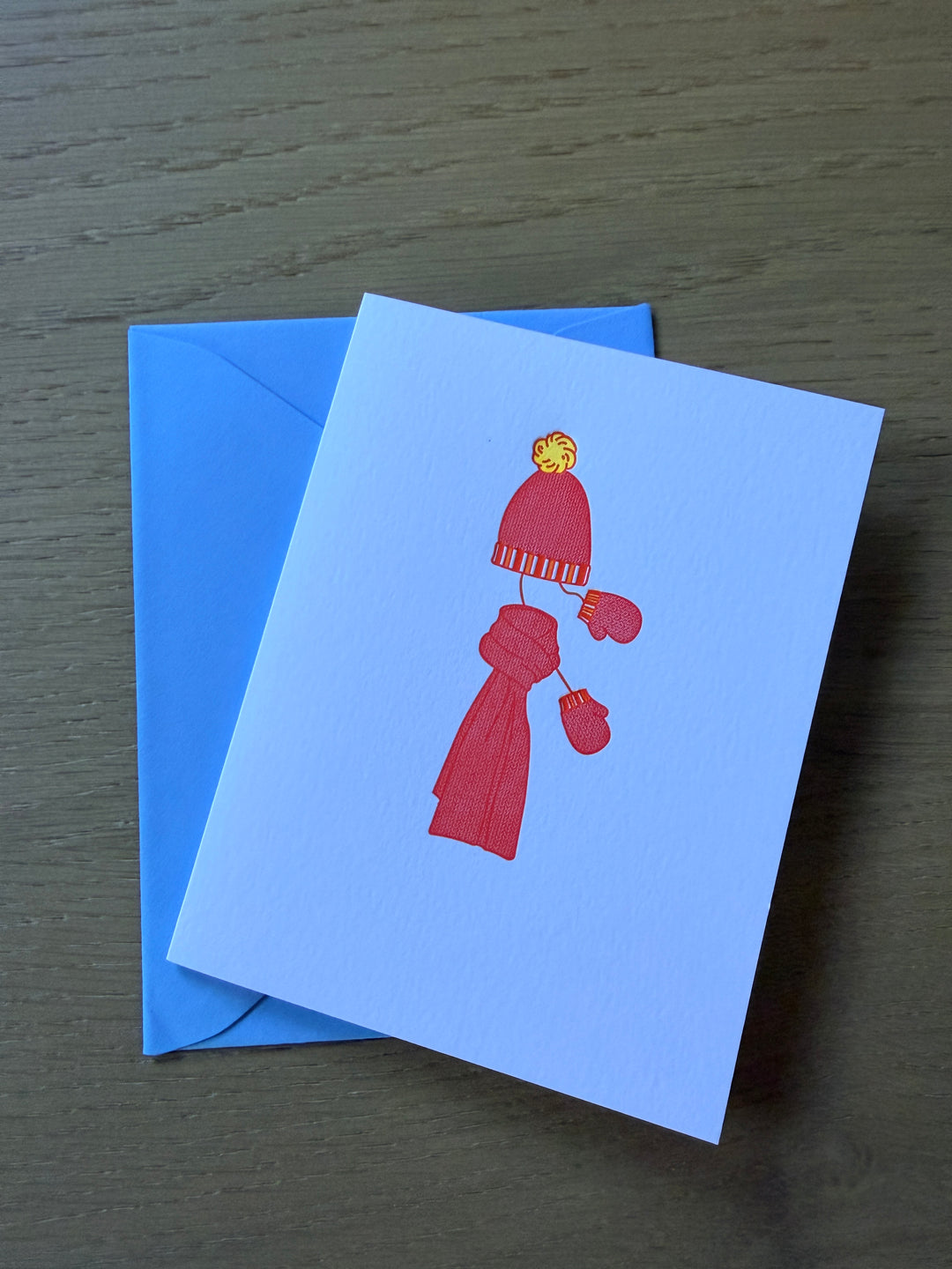 Winter Accessories Greeting Card