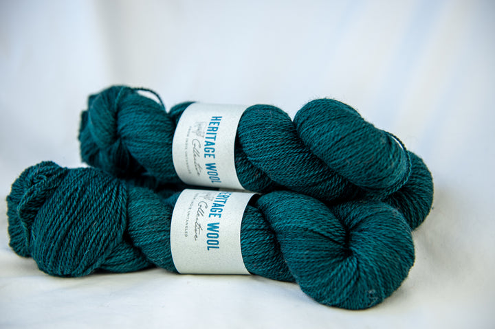 Heritage Wool Collective - Merino Romney Fingering - Spruce