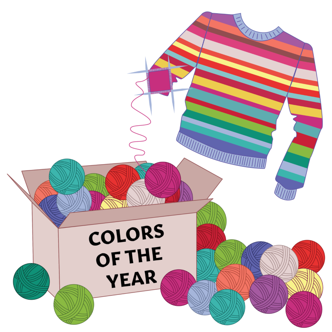 Colors of the Year: A Holiday Yarn Countdown Box for December - Preorder