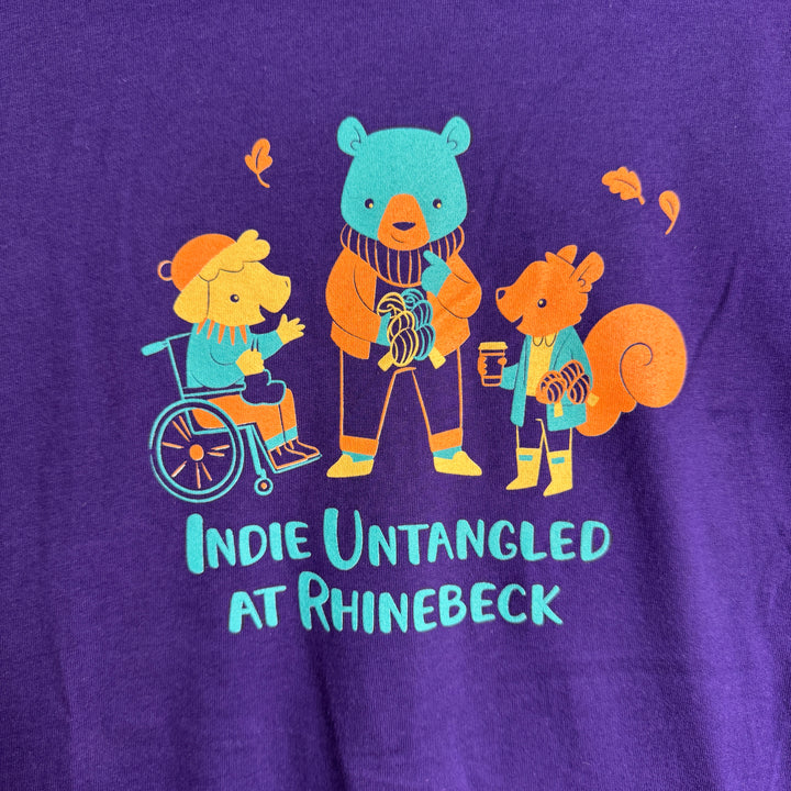 Indie Untangled Fall For All T-shirt - Purple Unisex