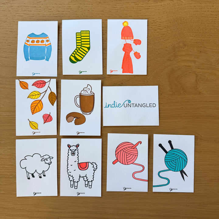 Indie Untangled 2026 Mini Prints - Set of 10