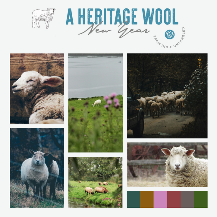 A Heritage Wool New Year - December Holiday Yarn Countdown Box