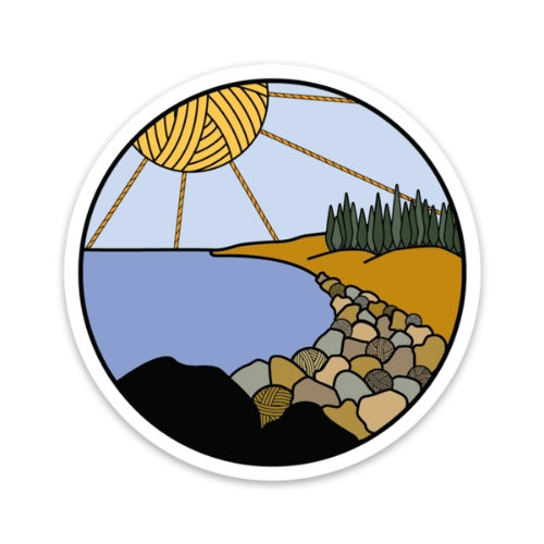Acadia Knitional Park Sticker