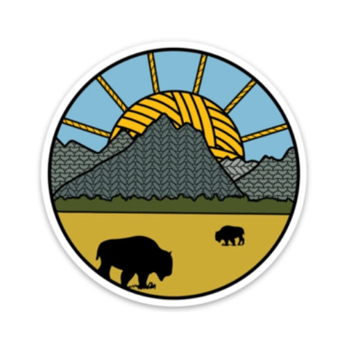Grand Teton Knitional Park Sticker
