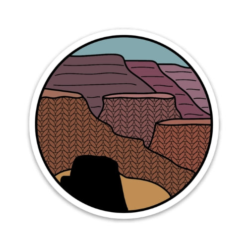 Grand Canyon Knitional Park Sticker
