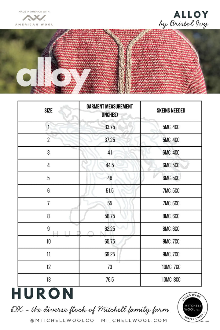 Heritage Wool Collective - Huron DK - New Ink