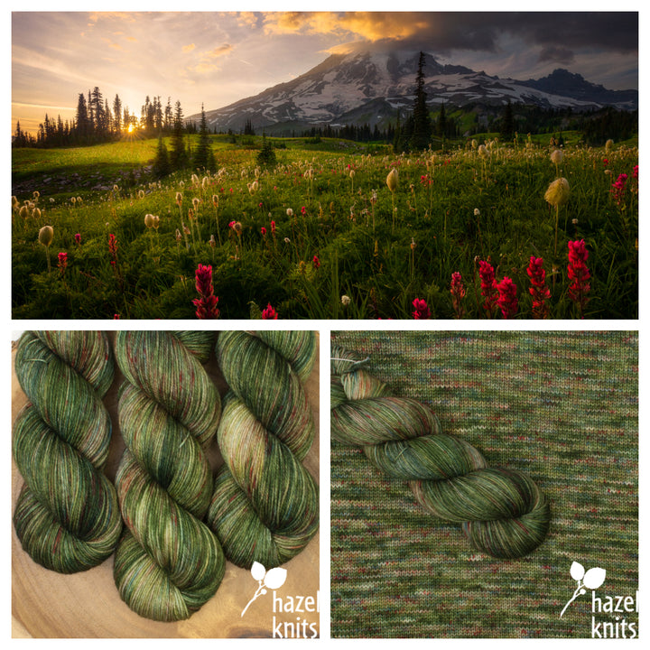 Knitting Our National Parks - Hazel Knits - Mount Rainier National Park