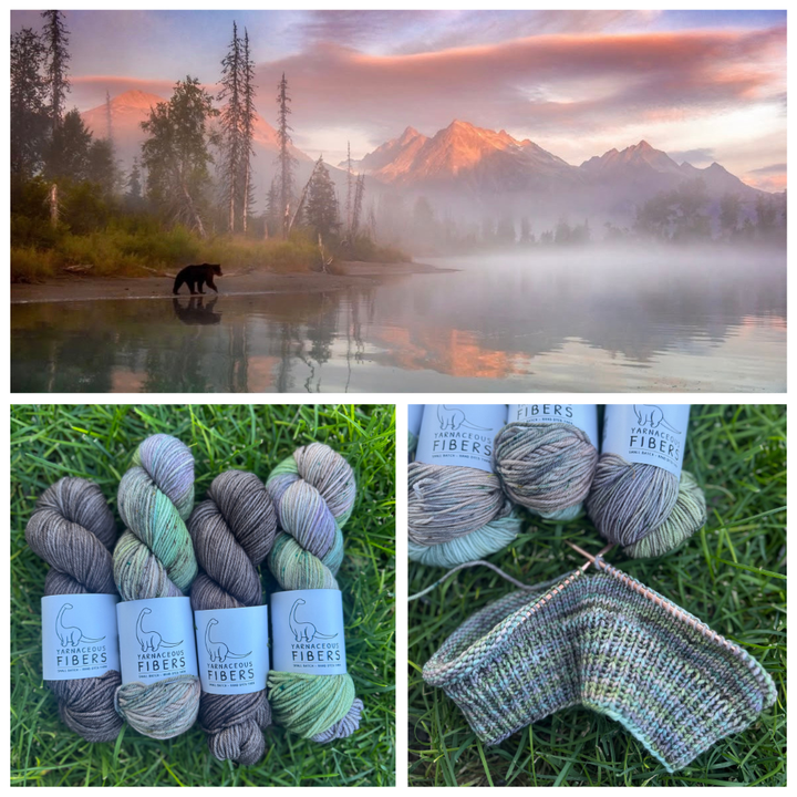 Knitting Our National Parks - Yarnaceous Fibers - Lake Clark National Park - Preorder