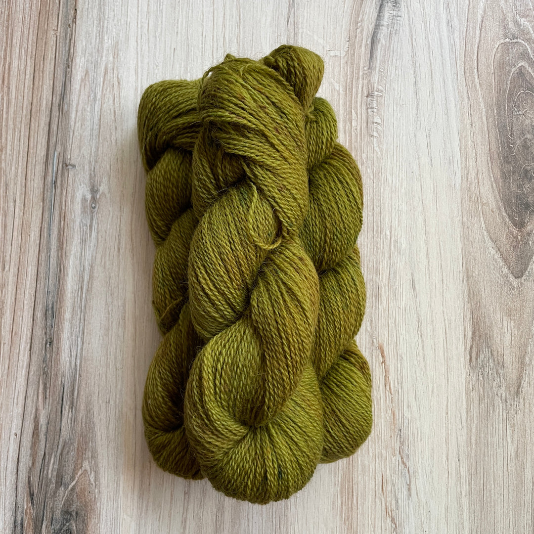 Green yarn.